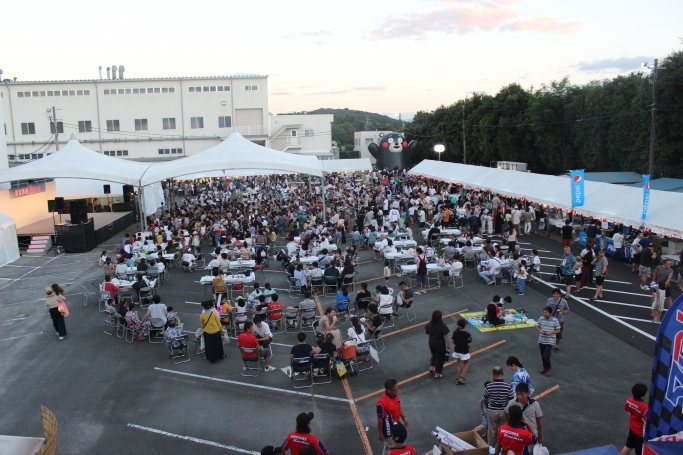 2018年夏祭りの様子。