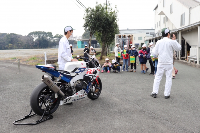 レース用バイク音体験