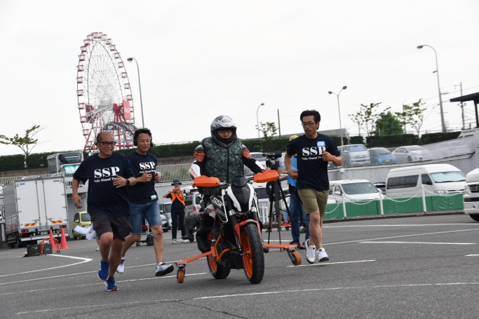 30年ぶりにバイクに乗車