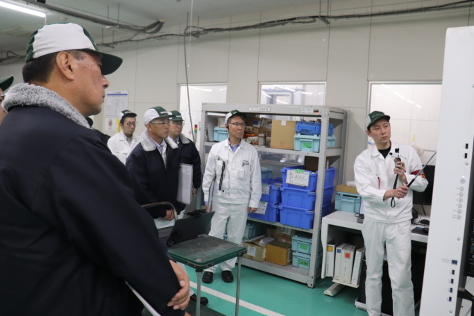 現場での発表の様子①