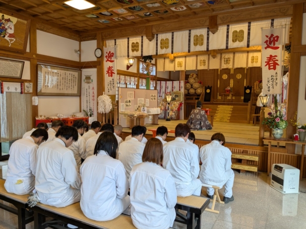 西浦荒神社へ参拝