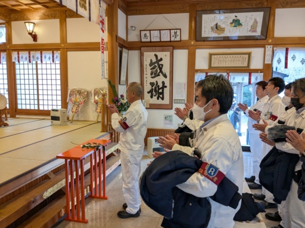 西浦荒神社へ参拝